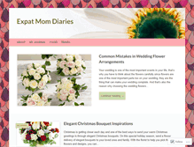 Tablet Screenshot of expatmomdiaries.com